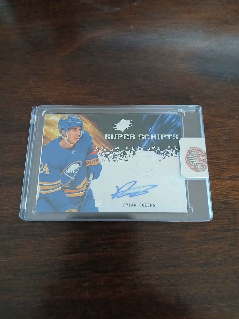 Super Scripts Autograph Trading Card - Blue - Dylan Cozens